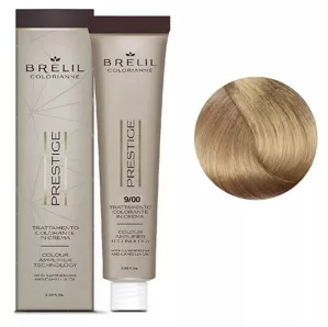 9/00 Крем-фарба для волосся перманентна з низьким вмістом аміаку, 100мл  Colorianne Prestige BRELIL Professional