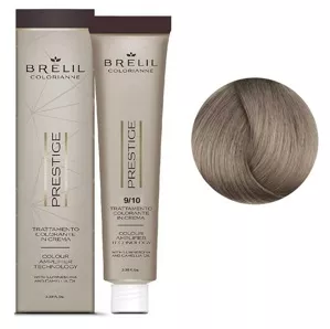 9/10 Крем-фарба для волосся перманентна з низьким вмістом аміаку, 100мл  Colorianne Prestige BRELIL Professional