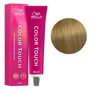 88/07 світлий блондин натурально-коричневий Фарба для тонування волосся без аміаку (Оновлена формула), 60 мл COLOR TOUCH PLUS Wella Professionals