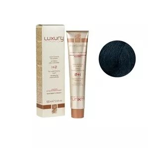 1/10 Синьо-чорний Крем-фарба для волосся з білим чаєм та екстрактом орхідеї, 100 мл LUXURY Haircolor GREEN LIGHT 