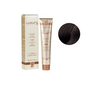 4 Середньо-коричневий Крем-фарба для волосся з білим чаєм та екстрактом орхідеї, 100 мл LUXURY Haircolor GREEN LIGHT