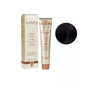 4/35 Середньо-коричневий золотисто-махагоновий Крем-фарба для волосся з білим чаєм та екстрактом орхідеї, 100 мл LUXURY Haircolor GREEN LIGHT