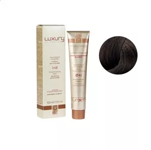 5/03 Світло-коричневий натуральний золотистий Крем-фарба для волосся з білим чаєм та екстрактом орхідеї, 100 мл LUXURY Haircolor GREEN LIGHT