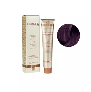 5/222 Світло-коричневий екстра інтенсивний фіолетовий Крем-фарба для волосся з білим чаєм та екстрактом орхідеї, 100 мл LUXURY Haircolor GREEN LIGHT
