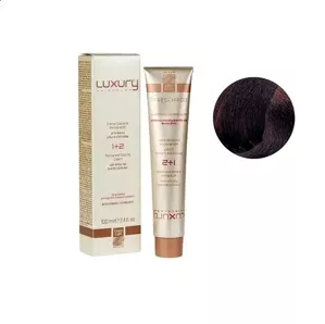 5/23 Світло-коричневий ірисово-золотистий  Крем-фарба для волосся з білим чаєм та екстрактом орхідеї, 100 мл LUXURY Haircolor GREEN LIGHT