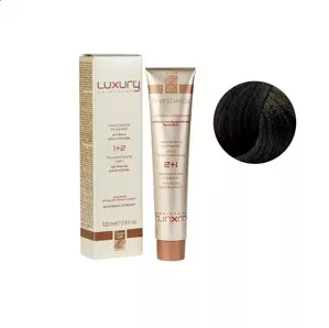 6/11 Темний блондин попелястий інтенсивний Крем-фарба для волосся з білим чаєм та екстрактом орхідеї, 100 мл LUXURY Haircolor GREEN LIGHT