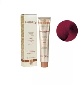 6/66 Темний блондин червоний інтенсивний Крем-фарба для волосся з білим чаєм та екстрактом орхідеї, 100 мл LUXURY Haircolor GREEN LIGHT