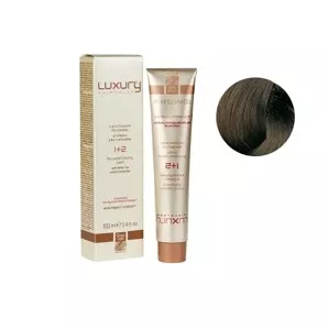 7/11 Середній блондин попелястий інтенсивний Крем-фарба для волосся з білим чаєм та екстрактом орхідеї, 100 мл LUXURY Haircolor GREEN LIGHT
