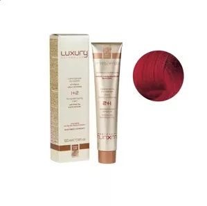 7/666 Середній блондин червоний екстра інтенсивний Крем-фарба для волосся з білим чаєм та екстрактом орхідеї, 100 мл LUXURY Haircolor GREEN LIGHT