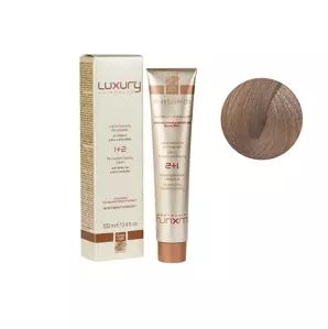 8/01 Світлий блондин натуральний попелястий Крем-фарба для волосся з білим чаєм та екстрактом орхідеї, 100 мл LUXURY Haircolor GREEN LIGHT