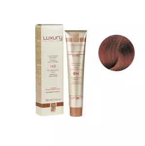 8/35 Світлий блондин золотисто-махагоновий Крем-фарба для волосся з білим чаєм та екстрактом орхідеї, 100 мл LUXURY Haircolor GREEN LIGHT