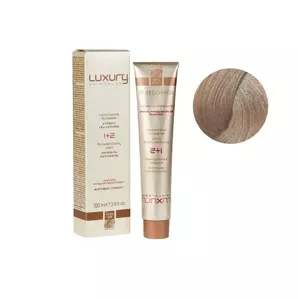 9/01 Дуже світлий блондин натуральний попелястий Крем-фарба для волосся з білим чаєм та екстрактом орхідеї, 100 мл LUXURY Haircolor GREEN LIGHT