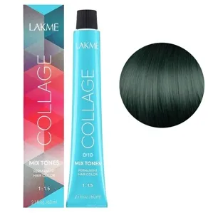 0/10 Зелений MIX Крем-фарба для волосся стійка, 60 мл Permanent Hair Color COLLAGE LAКME