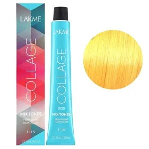 0/30 Жовтий MIX Крем-фарба для волосся стійка, 60 мл Permanent Hair Color COLLAGE LAКME