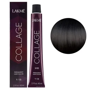 3/00 Темно-каштановий натуральний Крем-фарба для волосся стійка, 60 мл Permanent Hair Color COLLAGE LAКME