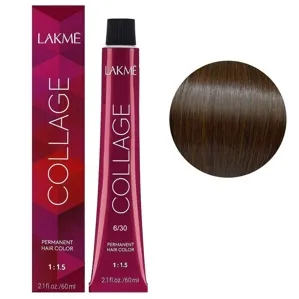 6/30 Темний блондин золотистий Крем-фарба для волосся стійка, 60 мл Permanent Hair Color COLLAGE LAКME