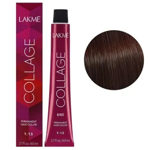 6/60 Темний блондин коричневий Крем-фарба для волосся стійка, 60 мл Permanent Hair Color COLLAGE LAКME