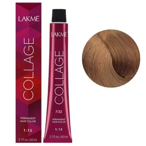 7/32 Середній блондин золотисто-фіолетовий Крем-фарба для волосся стійка, 60 мл Permanent Hair Color COLLAGE LAКME