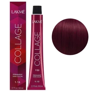 7/50 Середній блондин махагоновий Крем-фарба для волосся стійка, 60 мл Permanent Hair Color COLLAGE LAКME