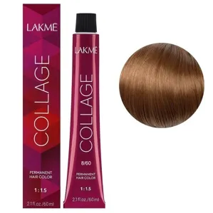 8/60 Світлий блондин коричневий Крем-фарба для волосся стійка, 60 мл Permanent Hair Color COLLAGE LAКME