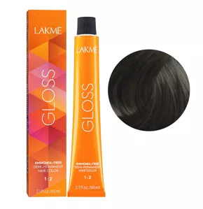 7/13 Середній блондин попелясто-золотистий Фарба для тонування волосся без аміаку, 60мл Demi-permanent Hair Color GLOSS LAKME