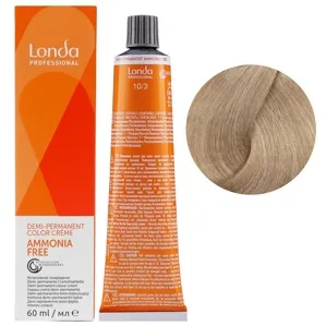 10/3 яскравий блондин золотистий Демі-перманентна фарба без аміаку, 60 мл Demi-Permanent Color Londa Professional