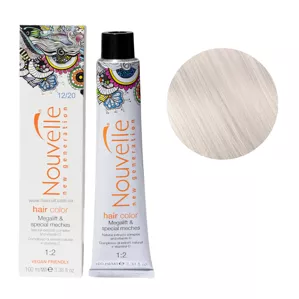 12/20 блондин аметистовий Фарба для волосся перманентна, 100мл Permanent Hair Color Nouvelle