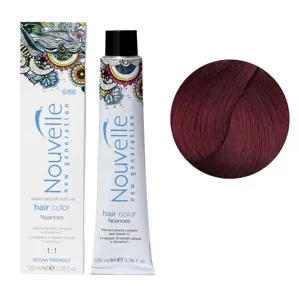 6/66 насичений темно-червоний русявий Фарба для волосся перманентна, 100мл Permanent Hair Color Nouvelle