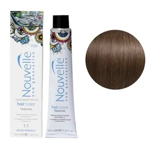 7/31 капучіно Фарба для волосся перманентна, 100мл Permanent Hair Color Nouvelle