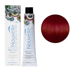 7/66 насичений червоний русявий Фарба для волосся перманентна, 100мл Permanent Hair Color Nouvelle