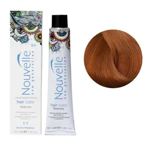 8/4 світлий мідно-русявий Фарба для волосся перманентна, 100мл Permanent Hair Color Nouvelle
