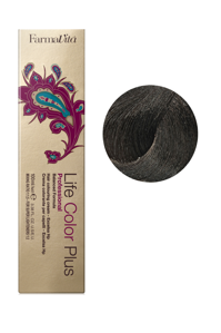 4/0 каштановий Фарба для волосся 100 мл.Life Color Plus FarmaVita