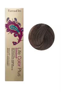 6/15 темний блондин попелястий (червоне дерево) Фарба для волосся 100 мл.Life Color Plus FarmaVita