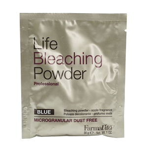 Пудра освітлювальна для волосся Блакитна ароматизована (6 levels),  30 г Life Bleaching Powder FarmaVita