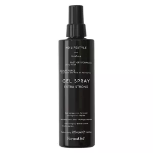 Гель-спрей екстрасильної фіксації 220мл. EXTRA STRONG GEL SPRAY HD Life Style FARMAVITA 