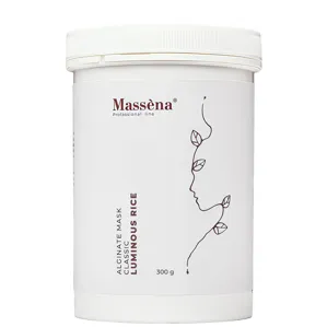 Альгінатна маска для обличчя "Рис освітлювальний", 300 г RICE LUMINOUS Classic Alginate Mask Massena