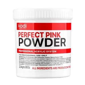 Акрилова пудра, 224 г Колір: Рожево-прозорий базовий Perfect Pink Basic Аcryl Powder  KODI Professional