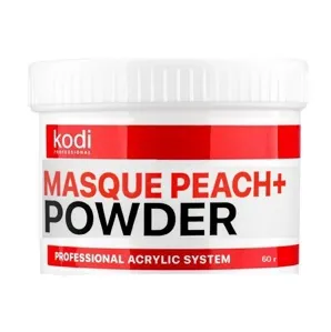 Акрилова пудра камуфлююча, 60 г Колір: Темно-бежевий Персик+  Masque Рeach+ Аcrylic Рowder  KODI Professional 
