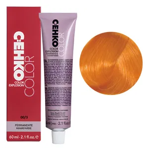 00/3 мікс-тон золотий Стійка перманентна крем-фарба для волосся, 60 мл Permament Hair Color EXPLOSION C:EHKO