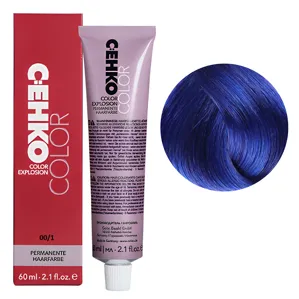 00/1 мікс-тон блакитний Стійка перманентна крем-фарба для волосся, 60 мл Permament Hair Color EXPLOSION C:EHKO