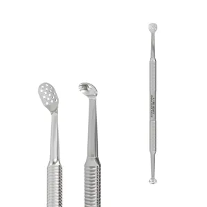 Ложка косметологічна двостороння EXPERT 20 TYPE 1 (Уно та прямокутна шумівка на 15 отворів) ZE-20/1 STALEKS PRO