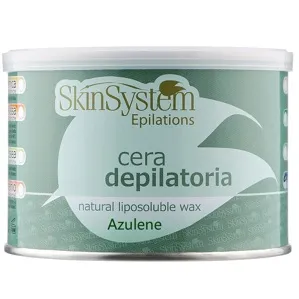 Віск для депіляції в банці Cera Depilatoria AZULENE, 400 мл Skin System