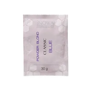 Освітлювальна пудра з антижовтим ефектом БЛАКИТНА (6 levels), 30 г Blue BLOND CLASSIC Powder Lightener jNOWA Professional