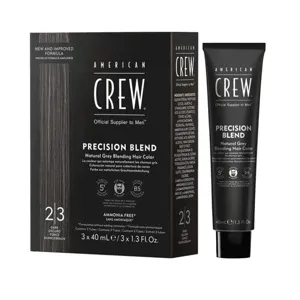 Система маскування сивини (камуфляж) Відтінок: 2-3 DARK, 3*40 мл Precision Blend American Crew
