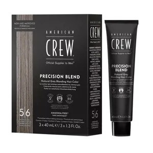 Система маскування сивини (камуфляж) Відтінок: 5-6, MEDIUM ASH, 3*40 мл Precision Blend American Crew