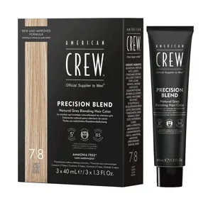Система маскування сивини (камуфляж) Відтінок: 7-8 LIGHT, 3*40 мл Precision Blend American Crew