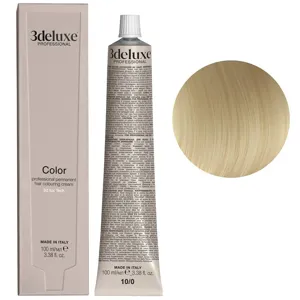 10/0 платиновий блондин натуральний Фарба для волосся, 100 мл Permanent Hair Color 3deluxe Professional
