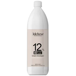 Окислювальна емульсія 12% (40 Vol), 1000 мл Cream Developer 3deluxe Professional