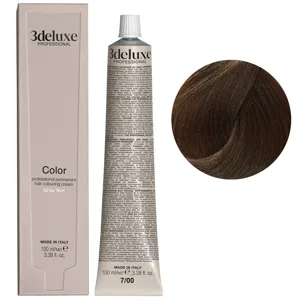 7/07 блондин матовий натуральний Фарба для волосся, 100 мл Permanent Hair Color 3deluxe Professional
