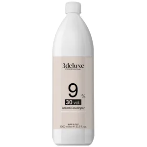 Окислювальна емульсія 9% (30 Vol), 1000 мл Cream Developer 3deluxe Professional